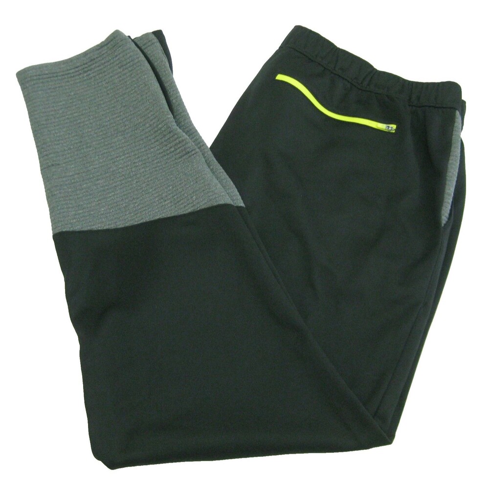Duluth Track Pants Mens Size 2XL 44x34 Black Athletic Sweatpants Zipper Pockets
